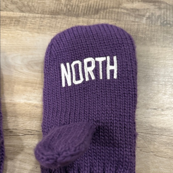 Lightly worn Purple Minnesota Knit Mittens - Picture 11 of 11